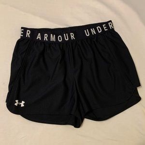 Black Under Armour Running Shorts - Medium